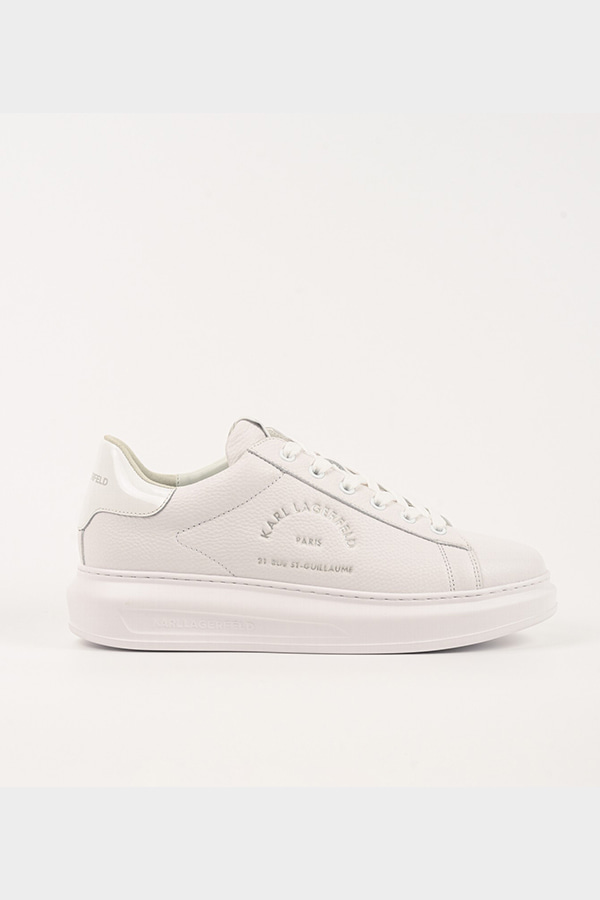 ΠΑΠΟΥΤΣΙΑ KARL LAGERFELD - 11W-White Textured Lthr Mono